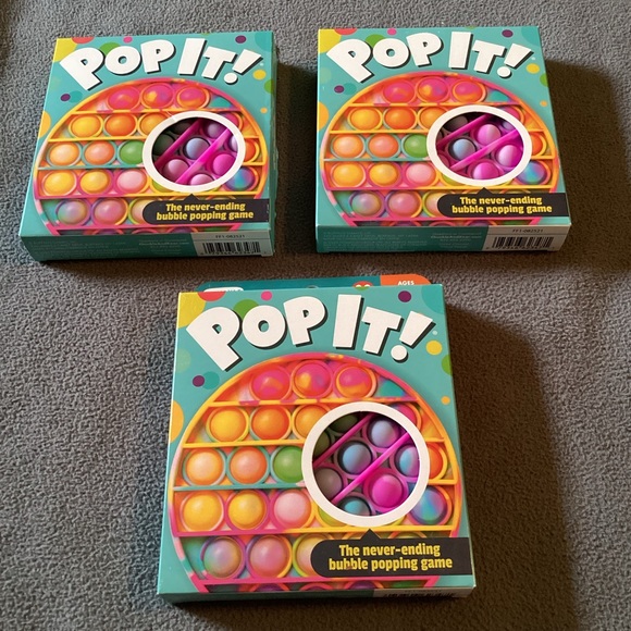 Pop It! Game set of 3 NEW - Picture 1 of 2